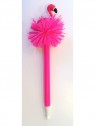 Stylo Flamant Rose Pompon