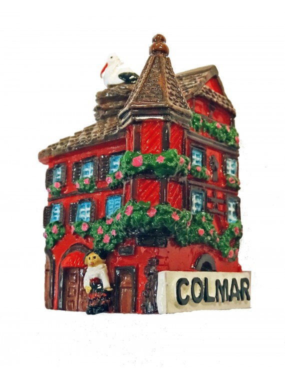 Magnet 3D Maison Alsacienne "Colmar"