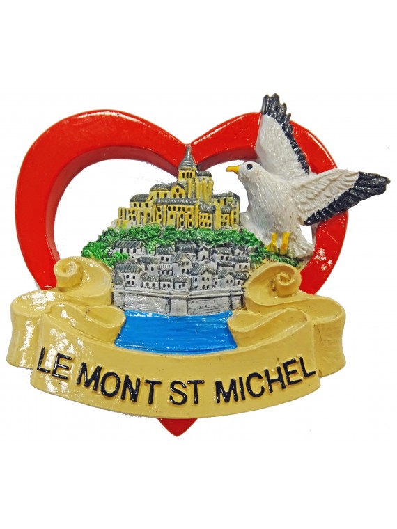 Magnet Mont St Michel "Coeur"