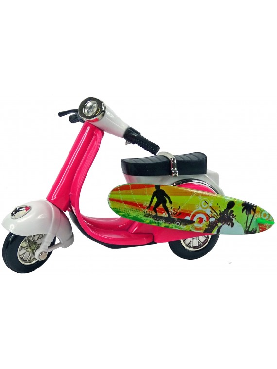 Scooter Vespa Rose miniature personnalisable