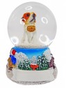 Boule à neige St Bernard, décor Montagne, personnalisable