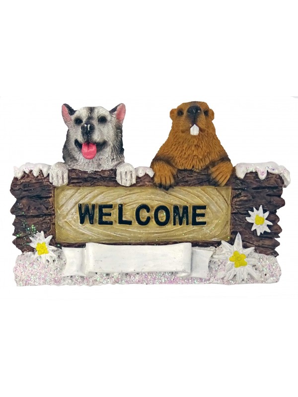 Magnet Hiver "Welcome"