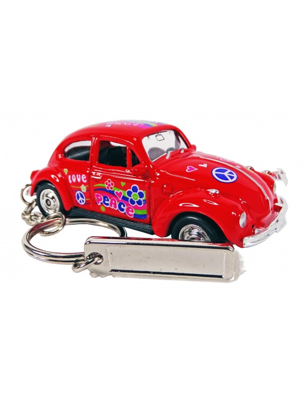 Porte-clés - Volkswagen Beetle - Logo VW - Zwart - Plastique