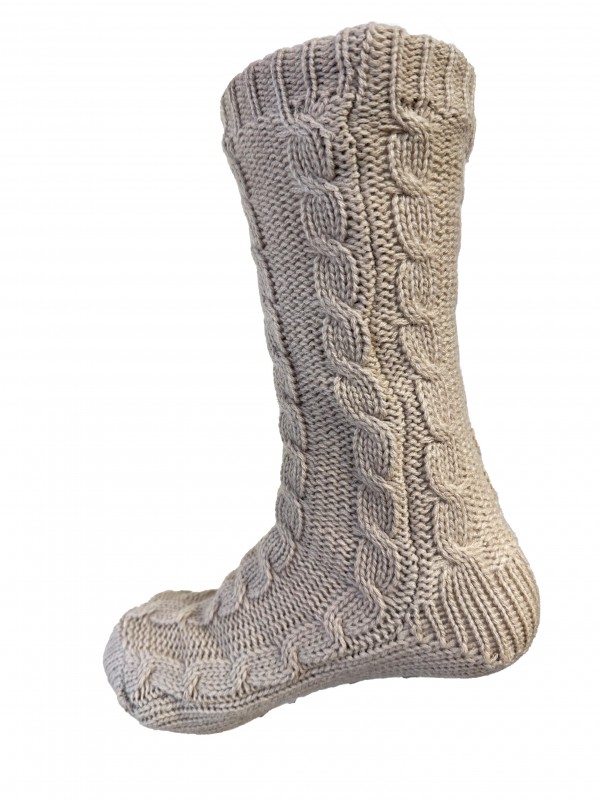 Chaussettes Chaussons beige Adulte